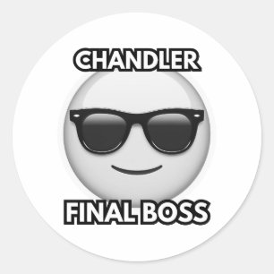 Chandler Endgegner Cool Emoji Sticker