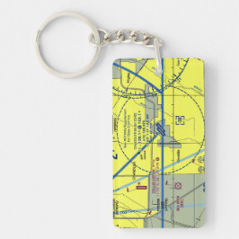 Chandler Municipal Airport Chart / Taxi Diagramm Schlüsselanhänger