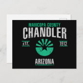 Chandler Postkarte (Vorne/Hinten)