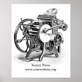 Chandler & Price Letterpress Poster (Vorne)