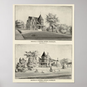 Chandler residence, Manchester, NH Poster