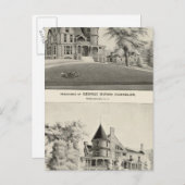 Chandler residence, Manchester, NH Postkarte (Vorne/Hinten)