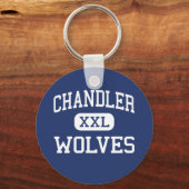 Chandler - Wolves - High School - Chandler Arizona Schlüsselanhänger (Vorderseite)