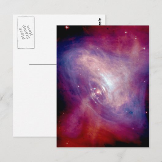 Chandra Crab Nebula NASA Space Postkarte (Vorne/Hinten)