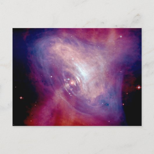 Chandra Crab Nebula NASA Space Postkarte (Vorderseite)
