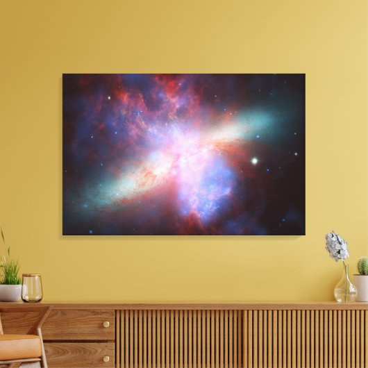 Chandra:Hubble:Spitzer-Röntgenaufnahme:Sichtbar:In Leinwanddruck (Insitu (Wohnzimmer))