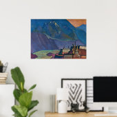 Chandra River by Nicholas Roerich Poster (Heimbüro)