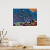 Chandra River by Nicholas Roerich Poster (Küche)