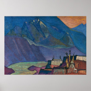 Chandra River by Nicholas Roerich Poster