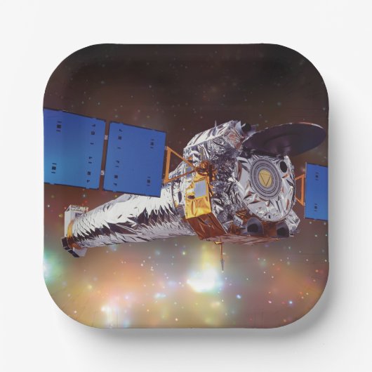 Chandra-Röntgenbeobachtungsstelle Pappteller (Vorderseite)