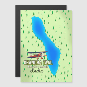 Chandra Taal Himachal Pradesh indischer See Karte