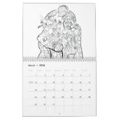 ChanDraws erwachsener Farbtonkalender Kalender (Mär 2026)