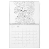 ChanDraws erwachsener Farbtonkalender Kalender (Jan 2026)