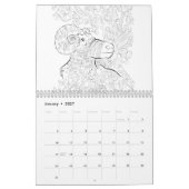 ChanDraws erwachsener Farbtonkalender Kalender (Jan 2027)