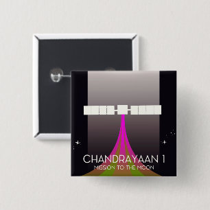 Chandrayaan-1 Raumfahrtmission zum Mond Button