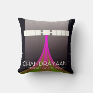 chandrayaan -1 Weltraummission auf dem Mond Kissen