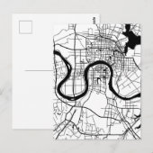 Changde China Stadtplan Postkarte (Vorne/Hinten)