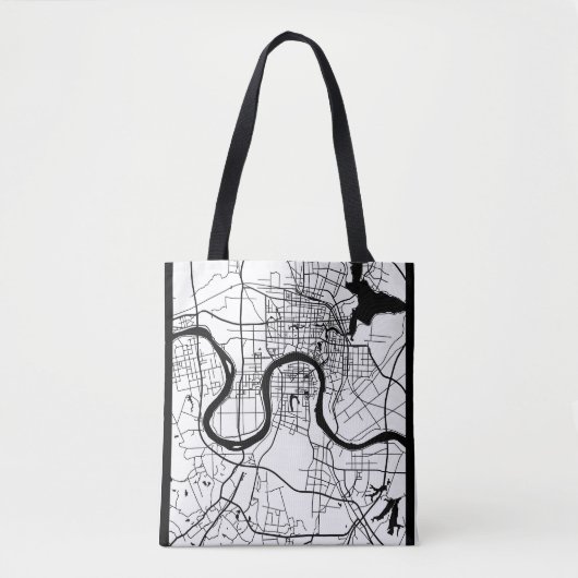 Changde China Stadtplan Tasche (Vorderseite)