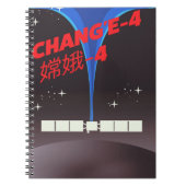Chang'e-4 China Raum Art. Notizblock (Vorderseite)