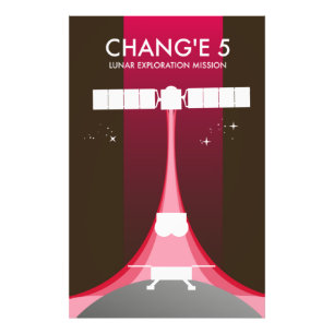 Chang'e 5 Mondforschungsmission Fotodruck