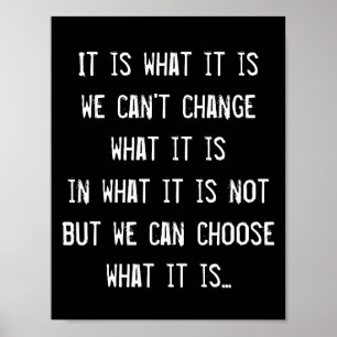 Change Awareness Inspiration Zitat Wisdom Poster