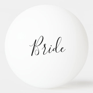 Change Font - Custom Bride  Tischtennisball