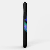 Change Initial, Soft Blue Aqua Diamonds Case-Mate iPhone Hülle (Hinten/Rechts)