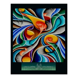 'Change it up'-Glossenplakat Poster