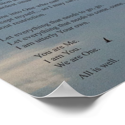 Change Me Praetposter Poster (Ecke)