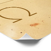 Change Motivational Quote - Latin Poster Art (Ecke)