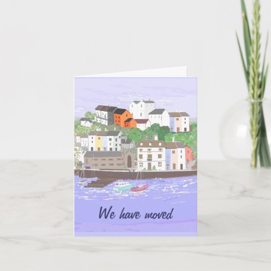 Change of Address card Ankündigung (Vorderseite)