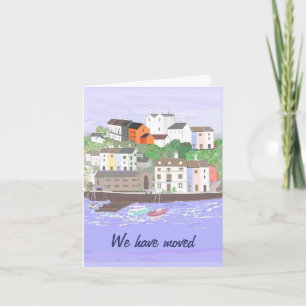 Change of Address card Ankündigung