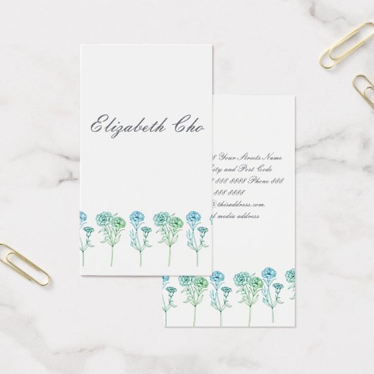 Change of Address - Carnations (Büro)