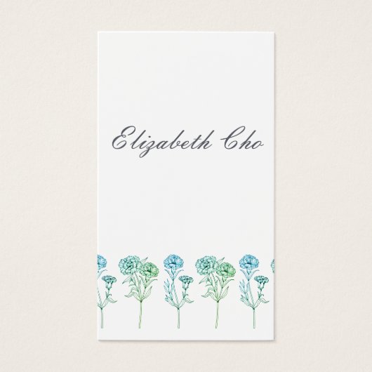 Change of Address - Carnations (Vorderseite)