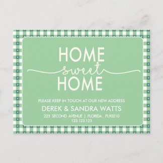 Change of address we have moved house rustic ankündigungspostkarte