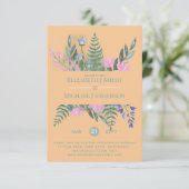 Change of Date Plans Postponement Wildflowers Chic (Stehend Vorderseite)