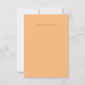 Change of Date Plans Postponement Wildflowers Chic (Rückseite)