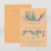 Change of Date Plans Postponement Wildflowers Chic (Vorne/Hinten)