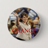 CHANGE-SARAH PALIN BUTTON (Vorderseite)