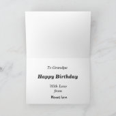 Change Text Add Names Steam Train Happy Birthday Karte (Innenseite)