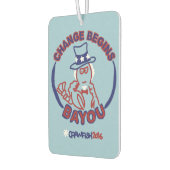 #ChangeBeginsBayou Car Air Freshener Autolufterfrischer (Links)