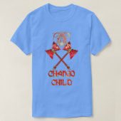 Chango Child Lightning Twin Double Ax Cla T-Shirt (Design vorne)