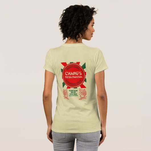 Chang's Pizza Pagoda Tee (Schwarz voll)