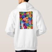 Changwon-si South Korea City Map Hoodie (Rückseite)