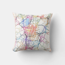 Changzhi China City Map Kissen