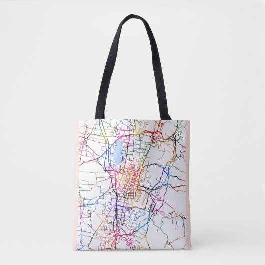 Changzhi China City Map Tasche (Vorderseite)