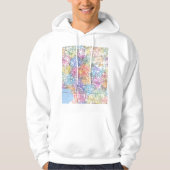 Changzhou China City Map Hoodie (Vorderseite)