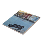 Chania at dusk, Chania, Kreta, Griechenland Fliese (Seite)