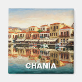Chania Greece Travel Magnet (Vorne)