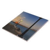 Chania Hafen und venezianischer Leuchtturm am Fliese (Seite)